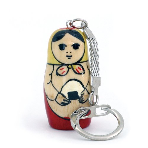"Rice Balls" Matoki Matryoshka, Russian Key Chain —Superheadz