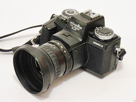 Minolta 110-Zoom-SLR MARK II Camera, with Auto-Electroflash 118X Outfit —Used