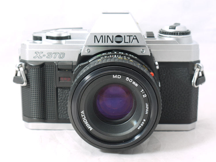 Minolta X-370 35mm Camera, with 50mm Lens —Student Camera —Used