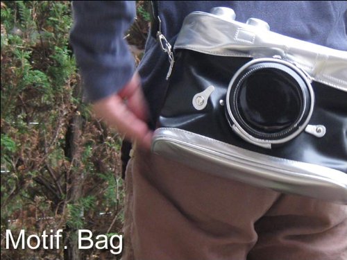 Motif Retro Style Soft Camera Bag