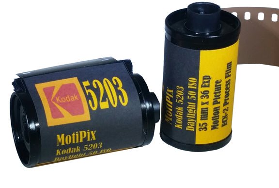 MotiPix Kodak 5203 35 mm x 36 Exp Motion Picture ECN-2 Process Film 50D