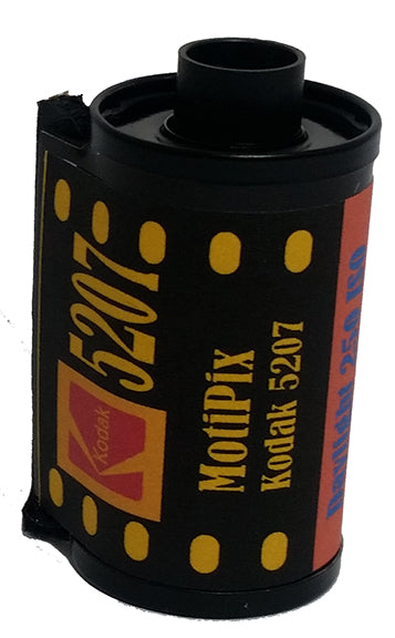 MotiPix Kodak 5207, 35 mm x 36 Exp, Motion Picture ECN-2 Process Film 250D