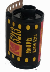 MotiPix Kodak 5213, 35 mm x 36 Exp, Motion Picture ECN-2 Process Film, 200T