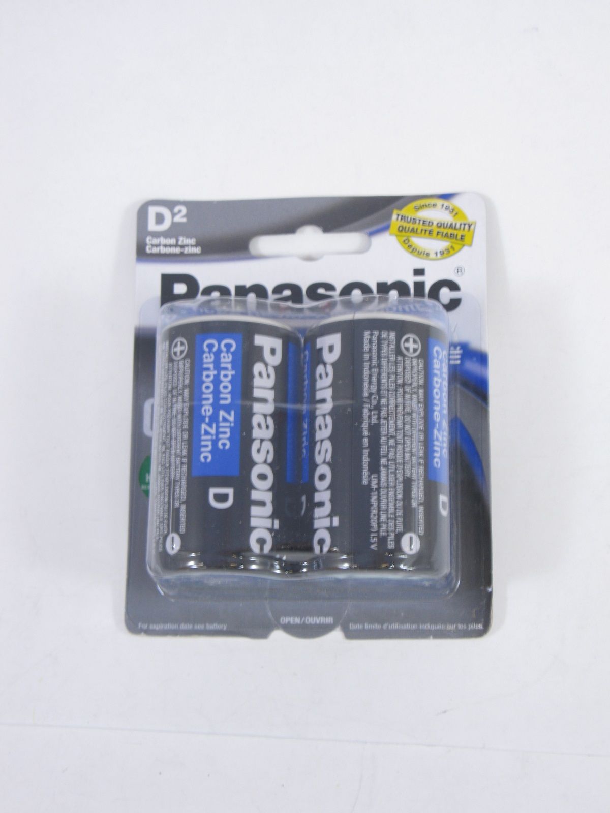Panasonic D Cell- 2 Pack, Super Heavy Duty