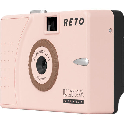 Ultrafine RETO Ultra Wide & Slim 35mm Camera with 22 mm Lens, Pink