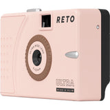 Ultrafine RETO Ultra Wide & Slim 35mm Camera with 22 mm Lens, Pink