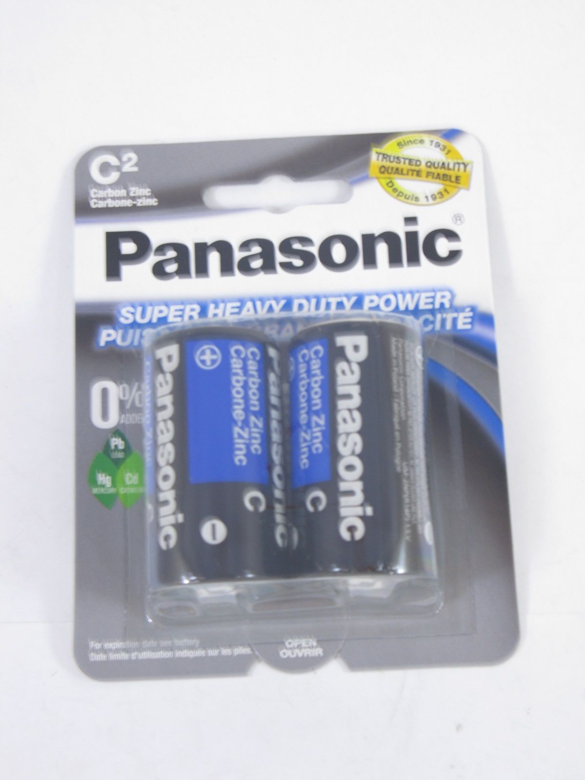 Panasonic C Cell - 2 Pack, Super Heavy Duty