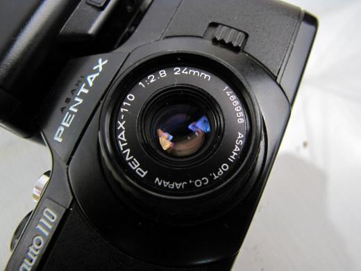 Pentax Auto 110 SLR Film Camera, with Lenses and Flash Outfit —Used