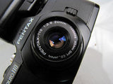 Pentax Auto 110 SLR Film Camera, with Lenses and Flash Outfit —Used
