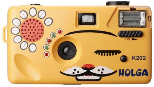 Holga Orange Cat 35mm Nya-Nya Noise Making 35mm Film Camera K-202