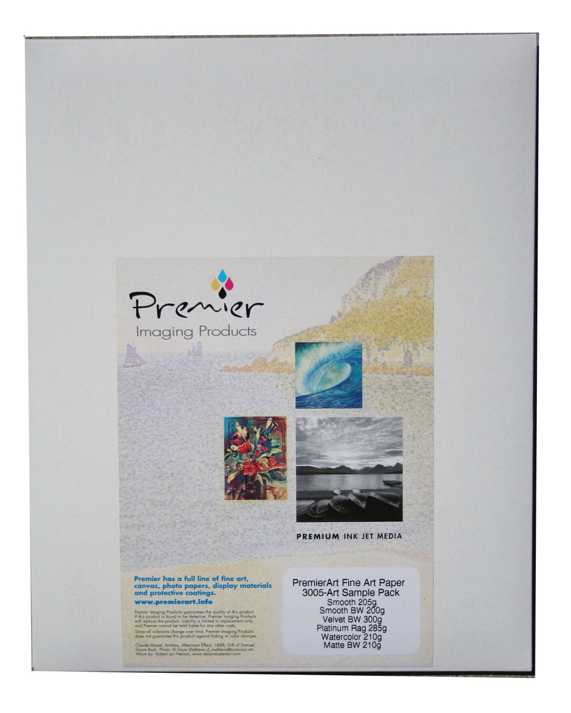 PremierArt Fine Art Paper, 12 Sheet Sampler Pack