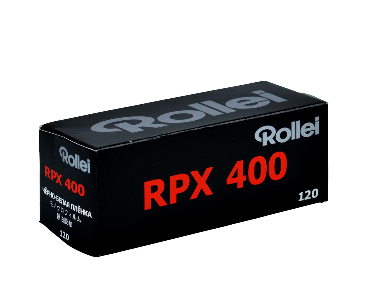 Rollei RPX 400 Black and White Negative Film, 120 Format