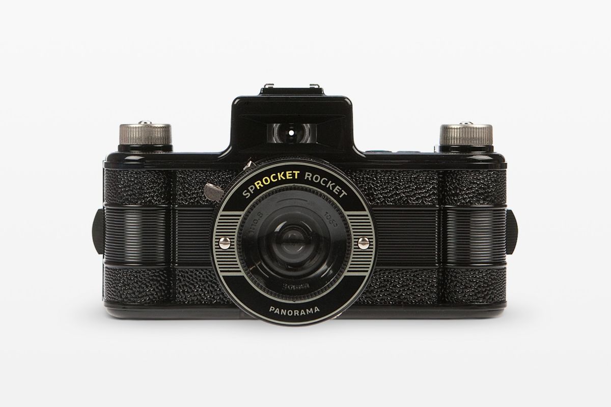 Lomography Sprocket Rocket, 35mm Panoramic Camera, Black