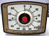 Time-O-Lite M 72R Timer, with Safelight & Enlarger Plugs, Used