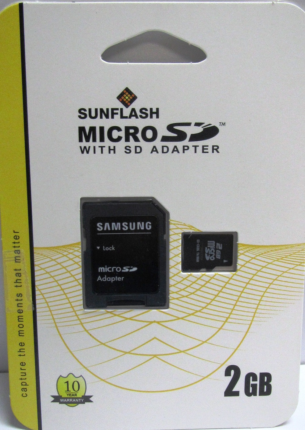 Sunflash Samsung 2 GB Secure Digital micro SD Memory Card