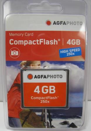 Agfa 4 GB Compact Flash Card 250x