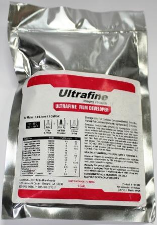 UltraFine Black & White, Powder Film Developer, D-76 type, 1 Gallon