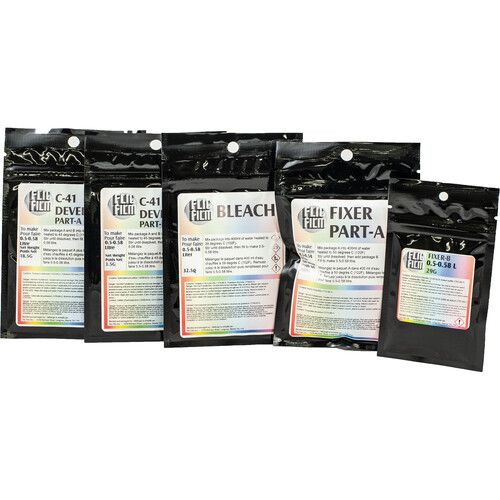 Flic Film C-41 3 Bath EZ8, Color Processing Kit, 500ml- Process 8 Rolls