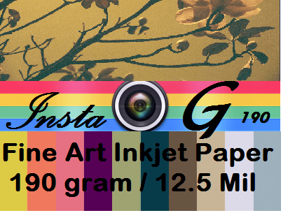 Ultrafine Insta G, 190 Gram, Fine Art Inkjet Paper 4 x 6 / 100