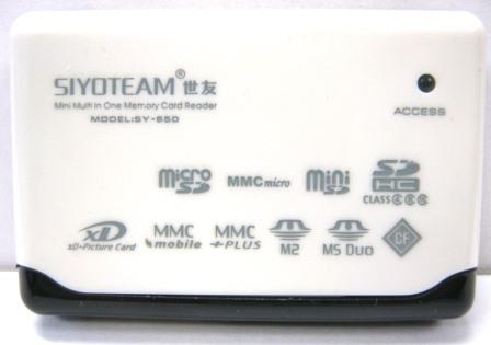 Ultrafine Multislot, Memory Card Reader/Writer, USB, All In One