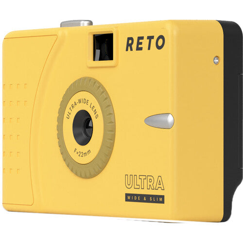 Ultrafine RETO Ultra Wide & Slim 35mm Camera with 22 mm Lens, Yellow