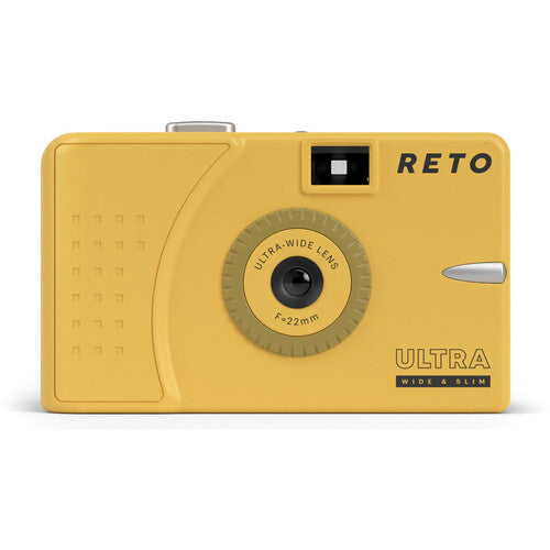 Ultrafine RETO Ultra Wide & Slim 35mm Camera with 22 mm Lens, Yellow