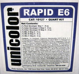 Ultrafine Unicolor E-6 Film Rapid Developing Kit, Quart Kit