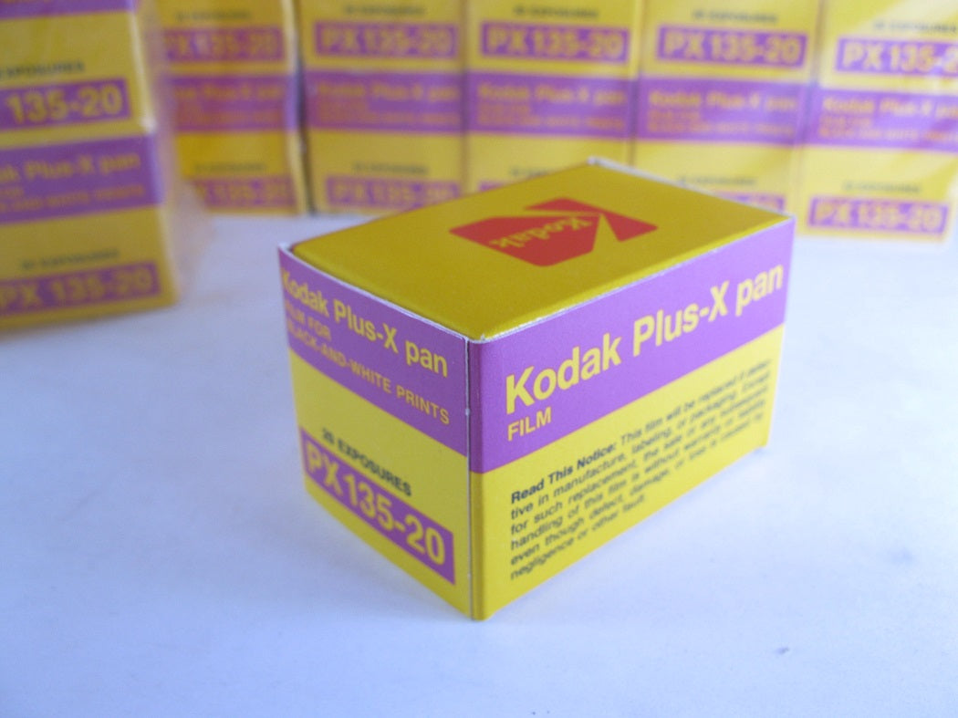 Vintage 35 mm x 20 Exp Kodak Plus-X 125 Factory Packed B & W Film Cold Stored Film