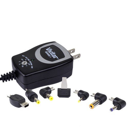 Vivitar High Power 2500mA Universal AC Power Converter / Adapter, 100-240V