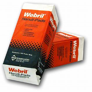 Webril Handi-Pads 4"x4", 100 pad package