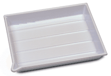 Deluxe Developing Tray, White 8" x 10"
