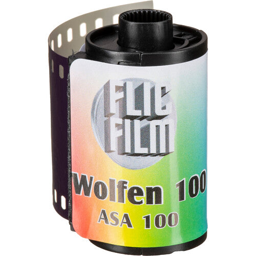 Wolfen 100 Cine Film 35mm x 36 Exposures Flic Film ORWO UN 54